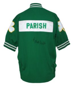 1986-1987 Robert Parish Boston Celtics Worn & Autographed Warm-Up Jacket