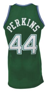 1986-1987 Sam Perkins Dallas Mavericks Game-Used Road Jersey