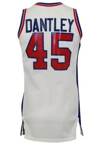 1986-87 Adrian Dantley Detroit Pistons Game-Used & Autographed Home Jersey