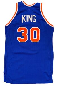 1986-87 Bernard King NY Knicks Game-Used Road Jersey