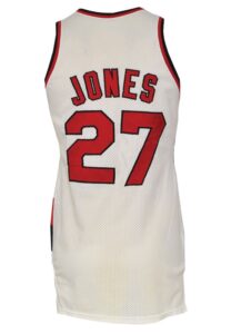 1986-87 Caldwell Jones Portland Trailblazers Game-Used Home Jersey (Equipment Manager LOA)