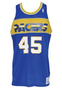 1986-87 Chuck Person Rookie Indiana Pacers Game-Used Home Uniform