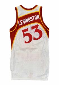 1986-87 Cliff Levengston Atlanta Hawks Game-Used Jersey