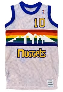 1986-87 Denver Nuggets Game-Issued Jersey #10