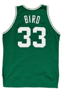 1986-87 Larry Bird Boston Celtics Game-Used Jersey