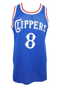 1986-87 Marques Johnson LA Clippers Game-Used Home Jersey & Circa 1985 Game-Used Road Jersey