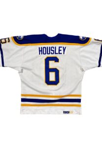 1986-87 Phil Housley Buffalo Sabres Game-Used Jersey