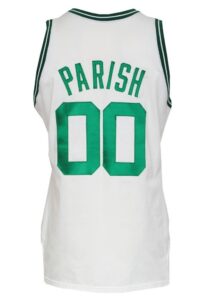 1986-87 Robert Parish Boston Celtics Game-Used & Autographed Home Jersey