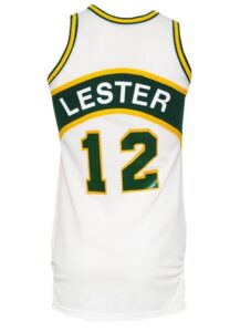 1986–87 Ronnie Lester Seattle SuperSonics Preseason Game-Used Jersey