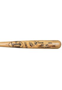 1986-89 Nolan Ryan Game-Issued & Signed Bat