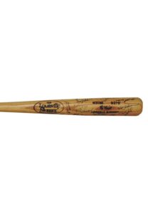 1986-89 Ray Knight NY Mets Game-Issued Bat Autographed by the 1986 NY Mets Team