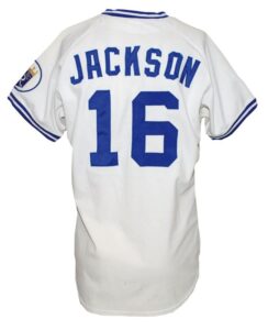 1986 Bo Jackson Rookie Kansas City Royals Game-Used Home Jersey