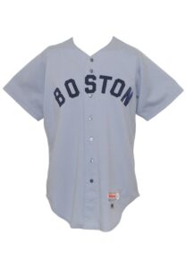 1986 Bob Stanley Boston Red Sox Game-Used Road Jersey