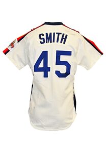 1986 Dave Smith Houston Astros Game-Used Home Jersey