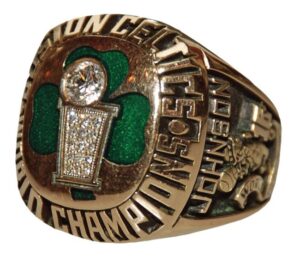 1986 Dennis Johnson Boston Celtics World Championship Player’s Ring with Box