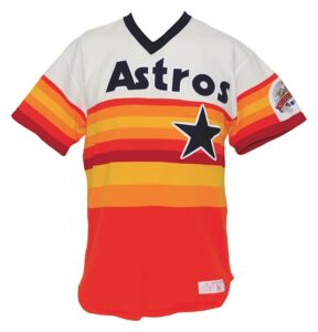 1986 Dennis Menke Houston Astros Coaches Worn Home Uniform