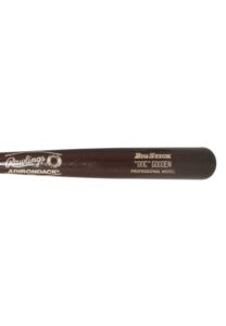 1986 Dwight Gooden Game-Issued & Autographed Bat