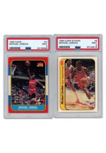 1986 Fleer Basketball Complete Set Plus Stickers