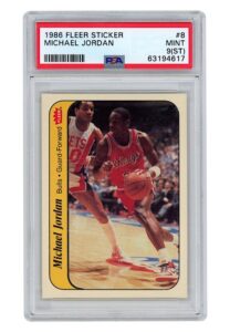 1986 Fleer Basketball Sticker Set