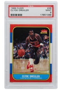 1986 Fleer Clyde Drexler #26