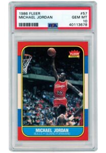 1986 Fleer Michael Jordan Rookie #57