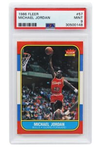 1986 Fleer Michael Jordan Rookie #57