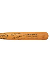 1986 Gary Carter New York Mets Game-Used & Autographed Bat