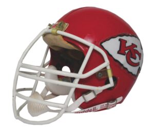 1986 Henry Marshall Kansas City Chiefs Game-Used Helmet