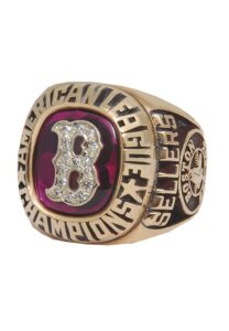 1986 Jeff Sellers Boston Red Sox American League Championship Players Ring with Original Box