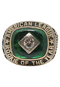 1986 Jose Canseco Oakland A’s Personal Rookie Of The Year Ring