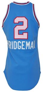 1986 Junior Bridgeman Sacramento Kings Game-Used Road Jersey