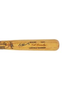 1986 Keith Hernandez New York Mets Game-Used & Autographed Bat