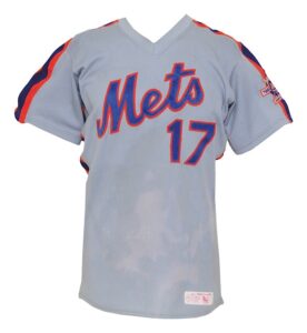 1986 Keith Hernandez New York Mets Game-Used Road Jersey