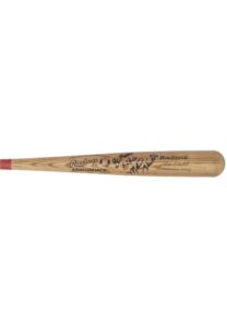 1986 Mike Schmidt Philadelphia Phillies Game-Used & Autographed Bat