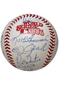 1986 New York Mets Team-Signed Official World Series Baseball