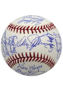 1986 New York Mets Team-Signed OML Baseball