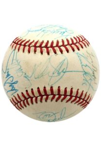 1986 New York Mets Team-Signed ONL Baseball