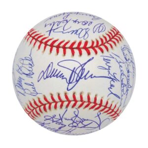 1986 New York Mets World Championship Team Autographed Baseball