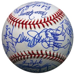 1986 NY Mets World Championship Team Autographed Baseball