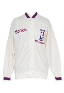 1986 “Pistol” Pete Maravich Schick NBA Legends Worn Warm-Up Jacket