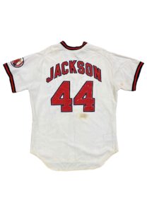 1986 Reggie Jackson California Angels Game-Used & Signed Home Jersey