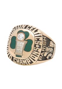 1986 Robert Parish Boston Celtics NBA Championship Ring