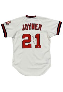 1986 Wally Joyner California Angels Rookie Game-Used & Autographed Rookie Jersey