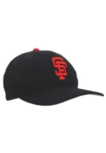 1986 Willie Mays San Francisco Giants Spring Training Worn Cap