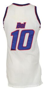 1987-1988 Manute Bol Washington Bullets Game-Used Home Uniform