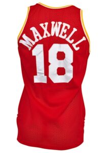 1987-88 Cedric Maxwell Houston Rockets Game-Used Road Jersey