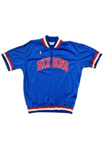 1987-88 Charles Barkley Philadelphia 76ers Player-Worn Shooting Shirt