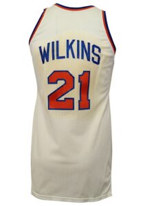 1987-88 Gerald Wilkins New York Knicks Game-Used Home Jersey