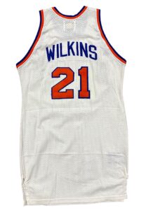 1987-88 Gerald Wilkins NY Knicks Game-Used Jersey