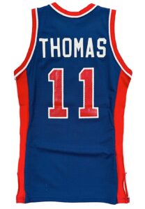 1987-88 Isaiah Thomas Detroit Pistons Game-Used Jersey